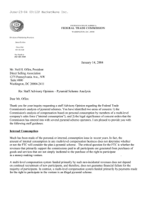 FTC Letter - MLM Watchdog