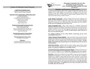 Wisconsin Community Services, Inc. Waukesha County Programs