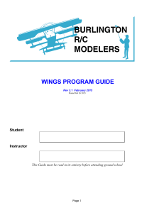 wings program guide - Burlington Radio Control Modellers