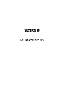 Section 18 Rolling Stock Outlines