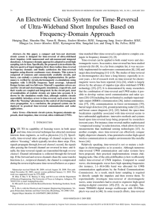 An Electronic Circuit System for Time-Reversal of Ultra