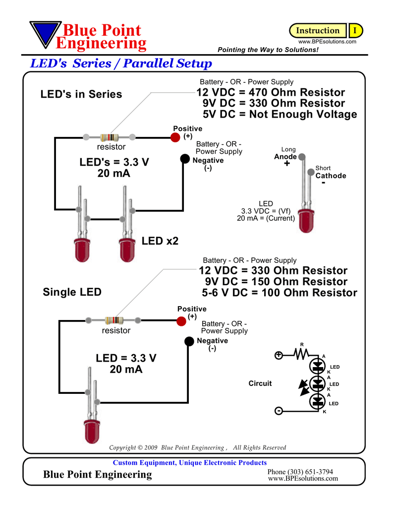 Why Do You Need A Resistor With An Led at Richard Sandoval blog