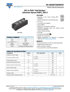 VS-GB200TS60NPBF Datasheet