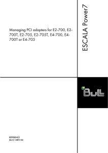 Managing PCI adapters for the 02E/4B, 02E/4C