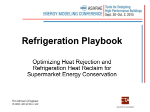 Refrigeration Playbook - CTA Architects Engineers