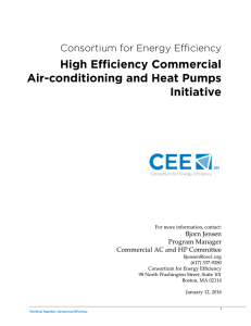 CEE High Efficiency Commercial Air