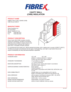 cavity wall (cwb) insulation