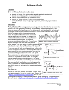 Building an AM radio