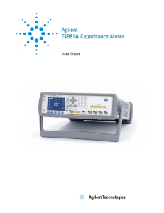 Agilent E4981A Capacitance Meter