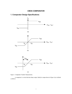 CMOS COMPARATOR