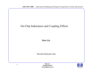 On-Chip Inductance and Coupling Effects