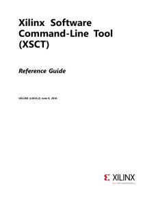 Xilinx Software Command-Line Tools (XSCT): Reference Guide