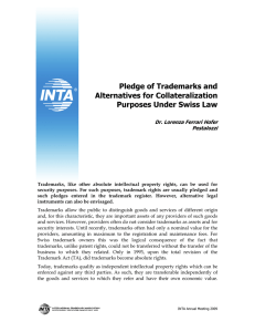 pledge of trademarks inta annual meeting 2009