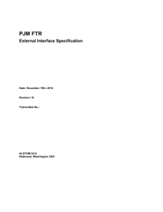 PJM FTR External Interface Specification