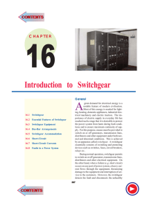 Introduction to Switchgear