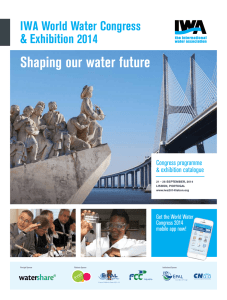 IWA World Water Congress Lisbon 2014 full programme