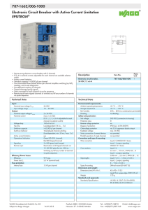 787-1662/006-1000, EPSITRON® Electronic Circuit Breaker