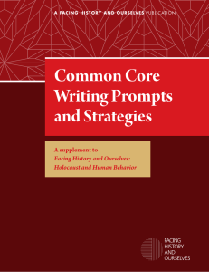 Common Core Writing Prompts and Strategies