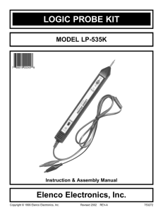 Elenco LP-535K instruction and assembly manual