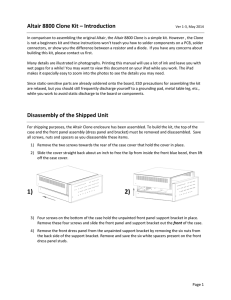 Altair Clone Assembly Manual