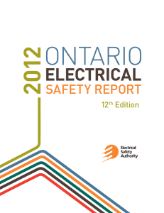 2012 Report - Electrical Safety Authority