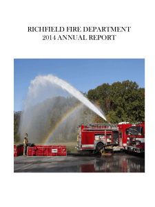 2014 Fire Department Annual Report