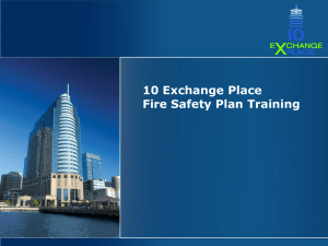 10 Exchange Place Fire Safety Plan Training