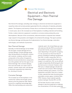 Electrical and Electronic Equipment — Non-Thermal Fire