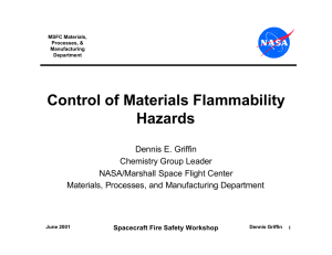 Control of Materials Flammability Hazards