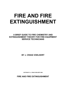 fire and fire extinguishment