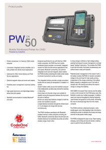 Mobile Workboard Printer for CN50 CN