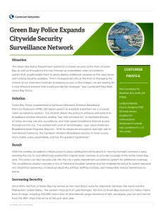 Green Bay Police Expands Citywide Security Surveillance Network
