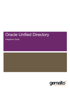 Oracle Unified Directory