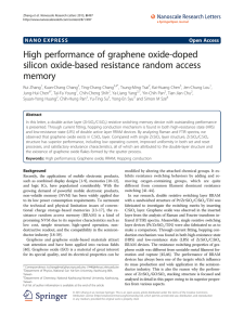 High performance of graphene oxide-doped silicon oxide