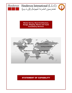 statement of capability - Henderson International