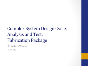 Analysis - Capstone Design