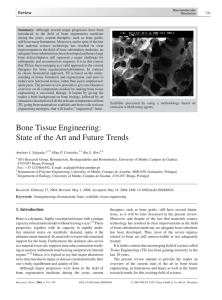 Bone Tissue Engineering: State of the Art and Future Trends