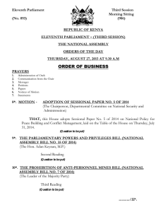 PDF document - Parliament of Kenya