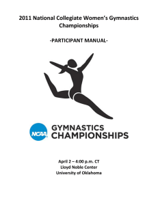 2011 National Collegiate Women`s Gymnastics Championships