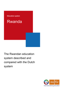 Education System Rwanda