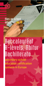 The French Baccalauréat