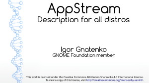 AppStream - Description for all distros