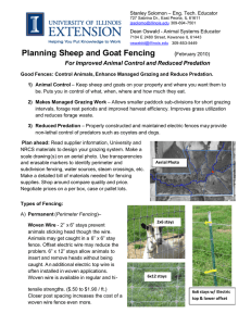 Final sheep and goat fencing publication
