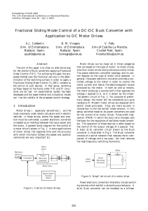 Fractional Sliding Mode Control of a DC