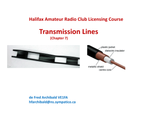 Transmission Lines - Halifax Amateur Radio Club