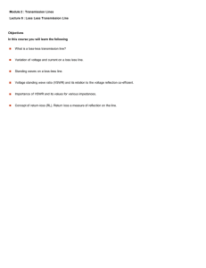 Module 2 : Transmission Lines Lecture 6 : Loss Less