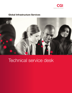 Technical service desk