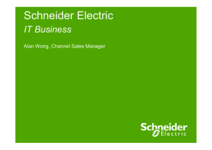Channel Partnership - Schneider Electric