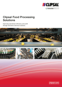Clipsal Food Processing Solutions