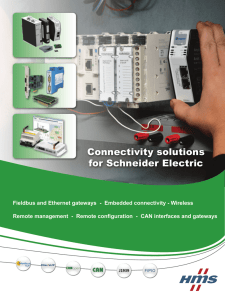 Connectivity solutions for Schneider Electric